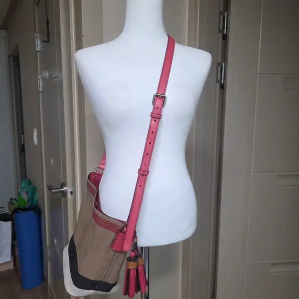 [BUNJANG] Burberry Canvas Shoulder & Crossbody Bag / 버버리 캔버스  숄더&크로스백
