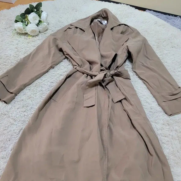 [BUNJANG] Beige Trench Coat / 베이지 트렌치 코트