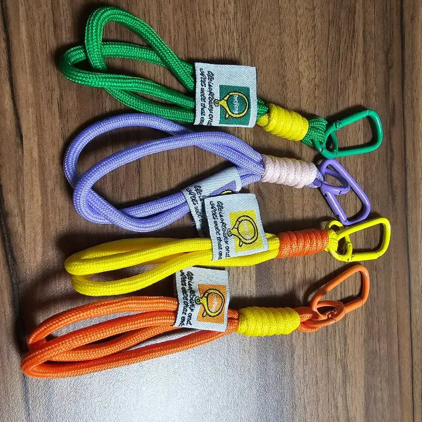 [BUNJANG] Rope Carabiner Keyring Holder Bundle Set / 로프카라비너 키링 키홀더 일괄