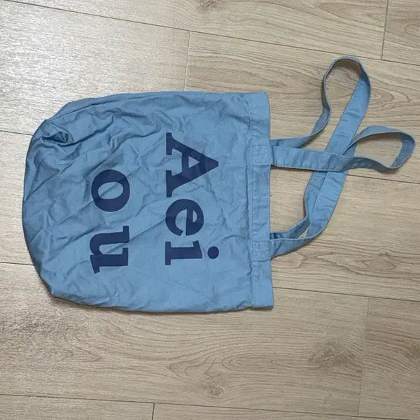 [BUNJANG] AEIOU Sky Blue Eco Bag / 아에이오우 에코백