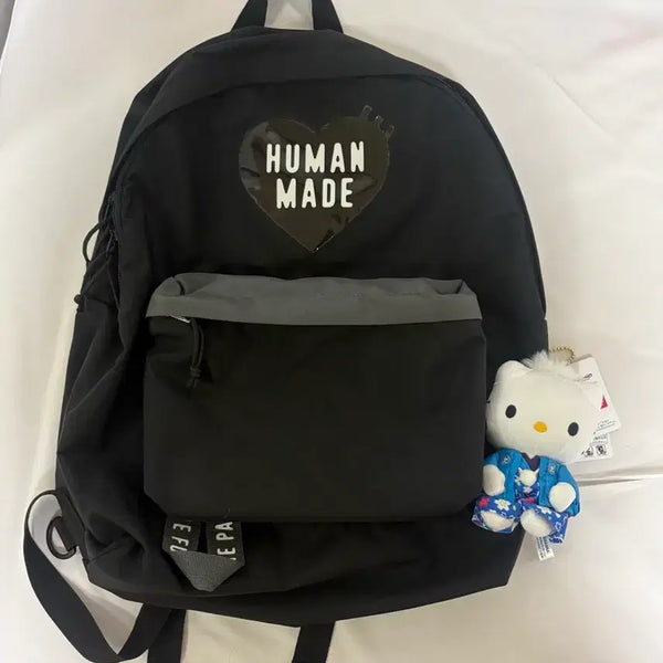 [BUNJANG] Human Made Backpack Black / 휴먼메이드 가방 백팩 블랙