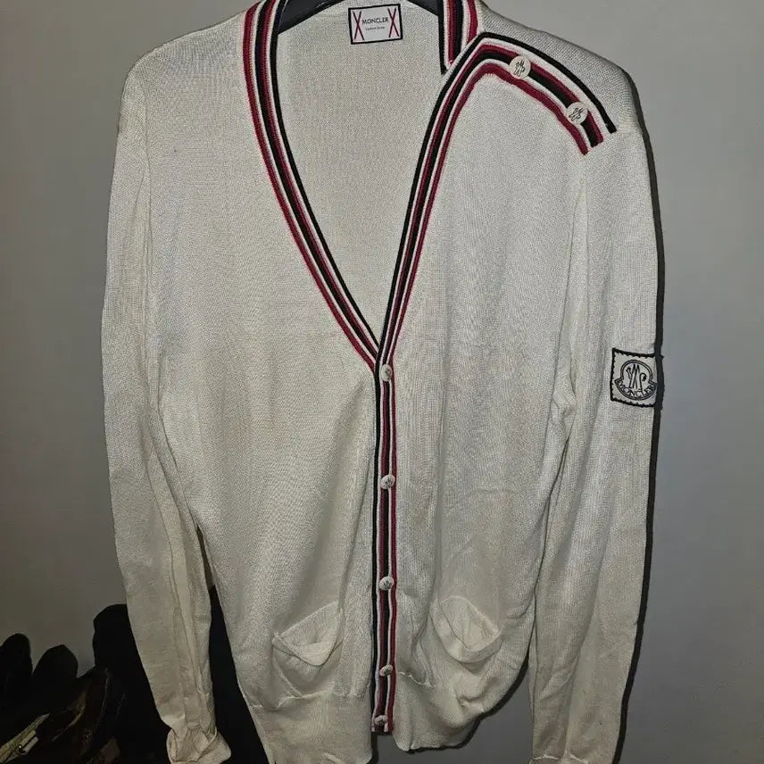 [BUNJANG] Moncler White Cardigan / 몽클레어 가디건 화이트
