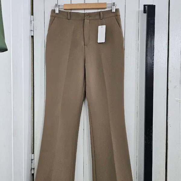 [BUNJANG] Datum Women's Beige Slacks (Size 28) / 새상품 Datum 여성 슬랙스 28 베이지 정장팬츠 새제품