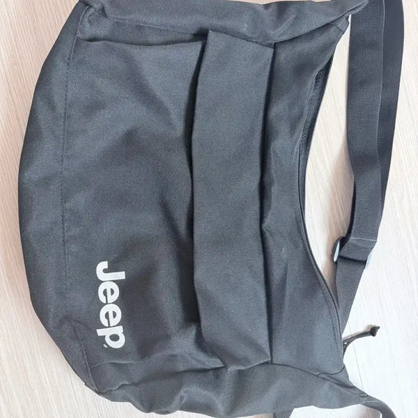 [BUNJANG] Jeep Black Crossbody Bag / Jeep 블랙 크로스백