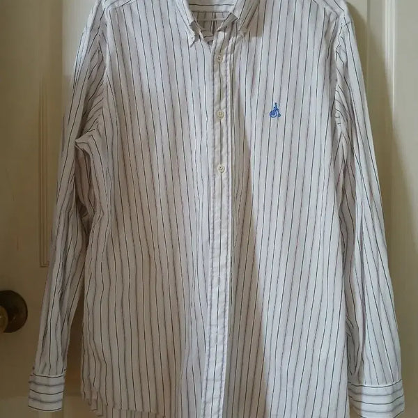 [BUNJANG] Beanpole Striped Shirt / 빈폴 스트라이프 셔츠