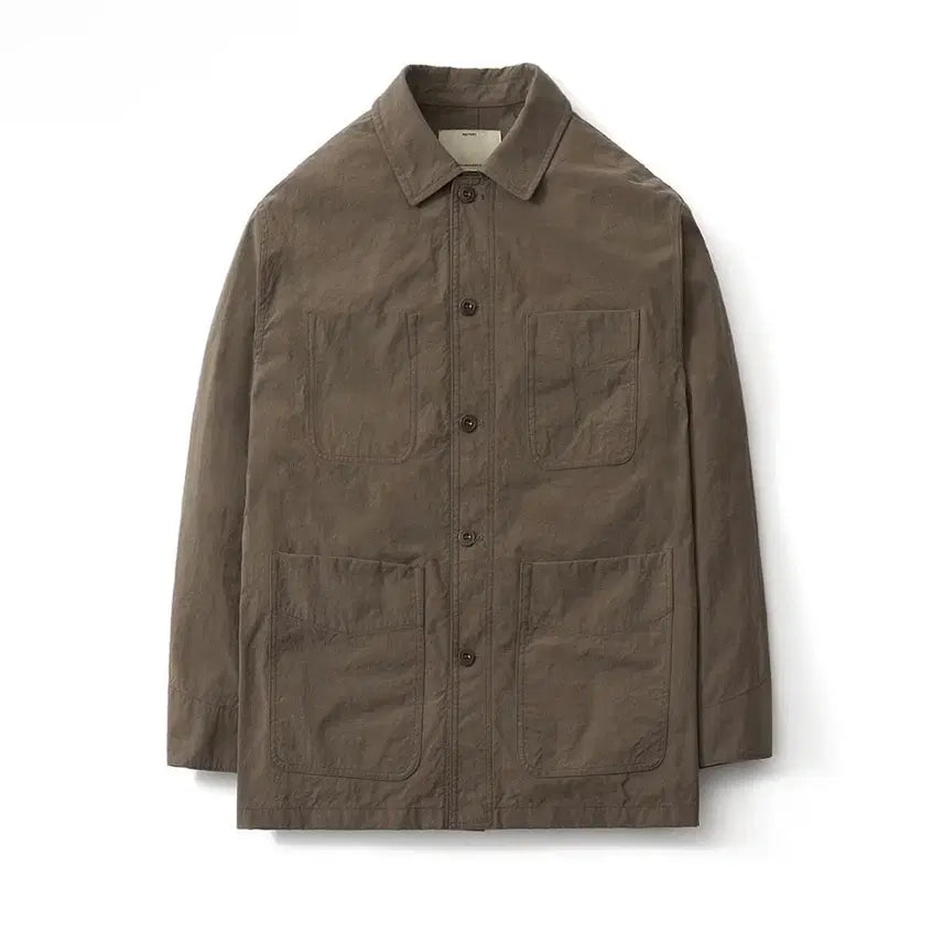 [BUNJANG] Pottery Nylon Work Jacket Tobacco Size 1 / 포터리 나일론 워크자켓 토바코 1 사이즈