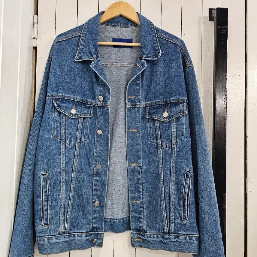 [BUNJANG] LANE Unisex Denim Jacket Blue / LANE 남녀공용 청자켓 free 긴팔 중청 재킷 데님재킷
