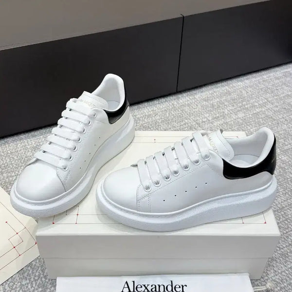 [BUNJANG] Alexander McQueen Oversized Sneaker / 알렉산더 맥퀸 화이트 블랙힐 스니커즈