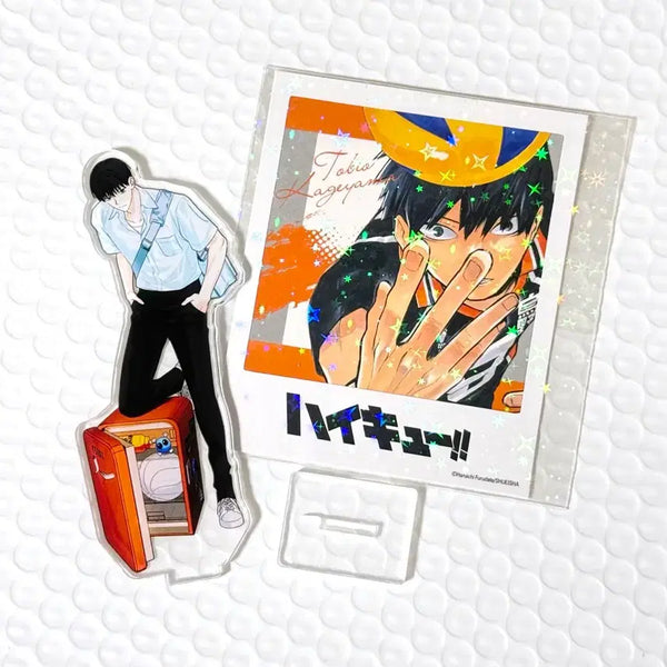 [BUNJANG] Haikyuu!! Kageyama Acrylic Stand & Polaroid Bundle Set / 일괄 하이큐 공굿 폴라로이드 & 비공굿 카게야마 아크릴 스탠드