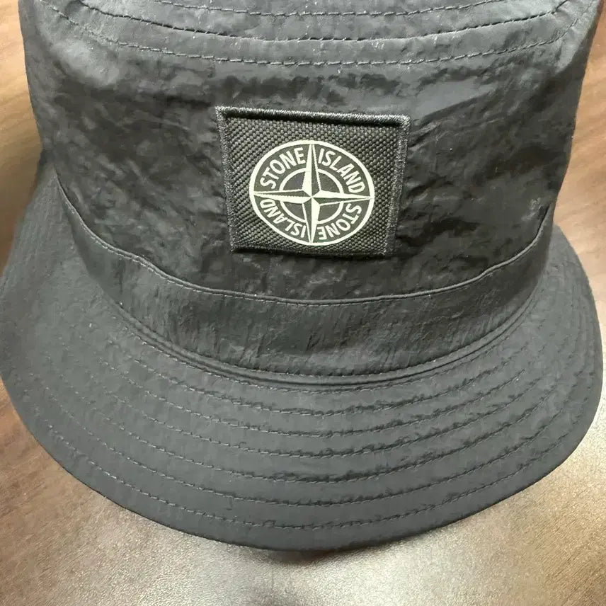 [BUNJANG] Stone Island Black Bucket Hat XL / 스톤아일랜드 모자 버킷햇 블랙 XL