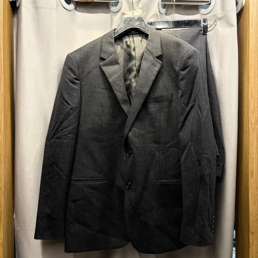 [BUNJANG] TNGT Men's Navy Check Pattern Suit Set / TNGT 남성 정장 세트