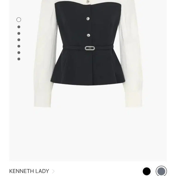 [BUNJANG] Kenneth Lady Belted Blouse Size 55 / 새제품.케네스레이디 밸트 블라우스 55사이즈