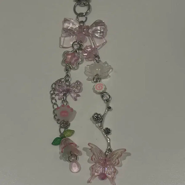 [BUNJANG] Custom Two-Line Beaded Keychain / Bookmark Commission / 두줄 비즈키링, 책갈피 커미션