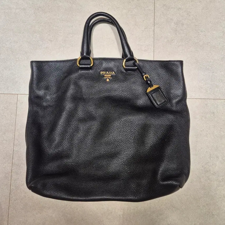[BUNJANG] Prada Vitello Daino Tote Bag Black / (정품) 프라다 비텔로 다이노 토트백 ,미란다커백 블랙