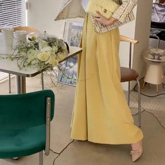 [BUNJANG] Byccini Loose Slacks Orange / 새상품 바이씨니 루즈슬랙스 오렌지 키작녀프리