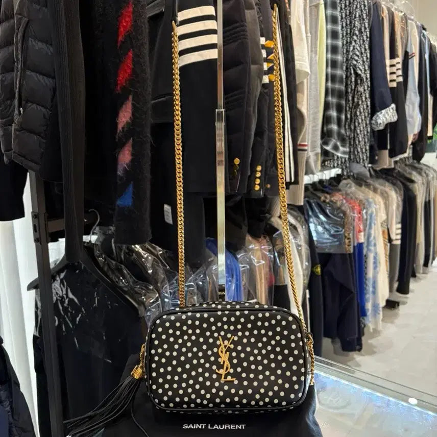 [BUNJANG] Saint Laurent Black Leather Handbag / [정품] 입생로랑 백