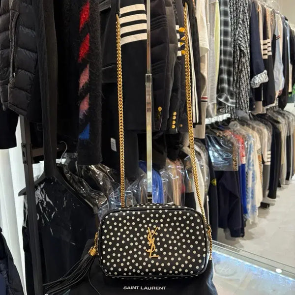 [BUNJANG] Saint Laurent Black Leather Handbag / [정품] 입생로랑 백