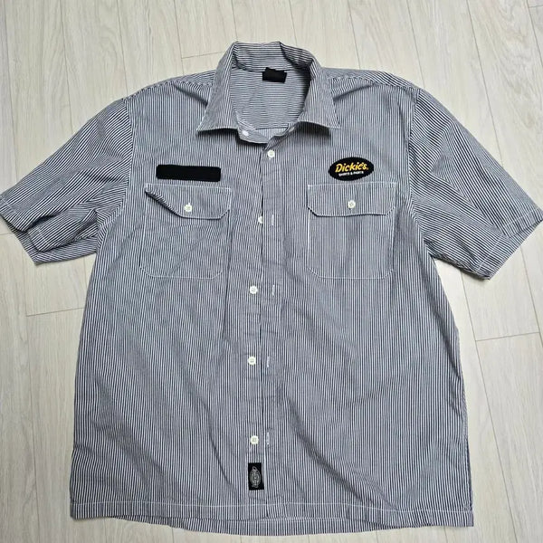 [BUNJANG] Dickies Patchwork Short Sleeve Shirt XL / 디키즈 패치 워크 셔츠 반팔셔츠