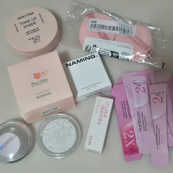 [BUNJANG] Various K-Beauty Cosmetics Bundle / 네이밍, 스킨푸드, 넘버즈인, 듀이트리,문샷, 클리오 화장품 일괄