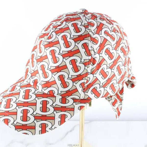 [BUNJANG] Burberry TB Logo Ball Cap (Red, Size S) / 버버리 로고 볼캡