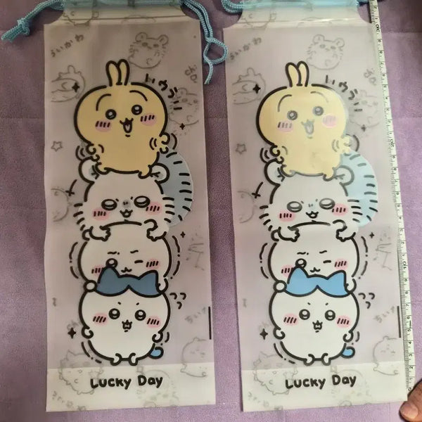 [BUNJANG] Chiikawa Folding Umbrella Storage Pouch Set (2 pcs) / 치이카와 접이식 우산 수납 파우치 2개