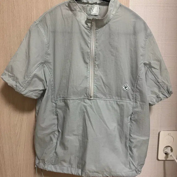 [BUNJANG] No Contents Nylon Half-Zip / 노컨텐츠 나일론 반집업