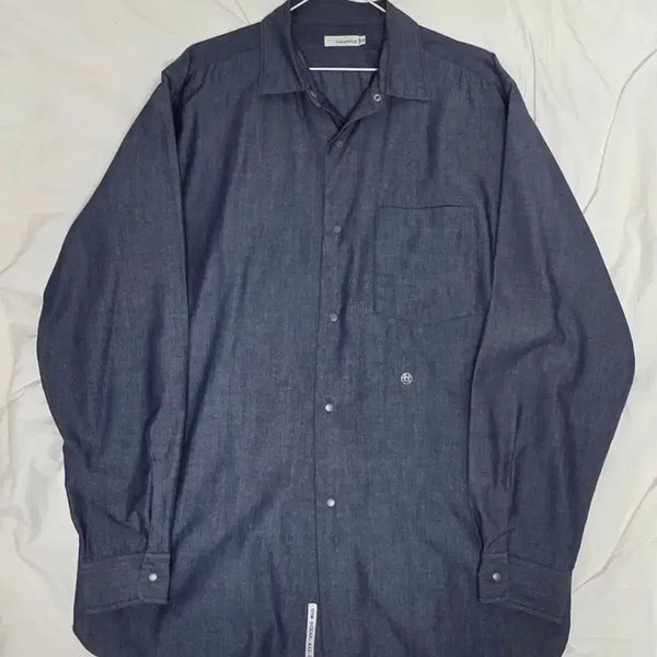 [BUNJANG] nanamica Chambray Shirt Navy 24SS / M) 나나미카 샴브레이 셔츠 24ss