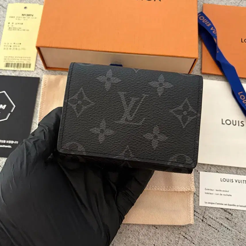 [BUNJANG] Louis Vuitton Eclipse Envelope Card Holder / [새상품/신형]루이비통 이클립스 엔벨로프 카드지갑 풀구성