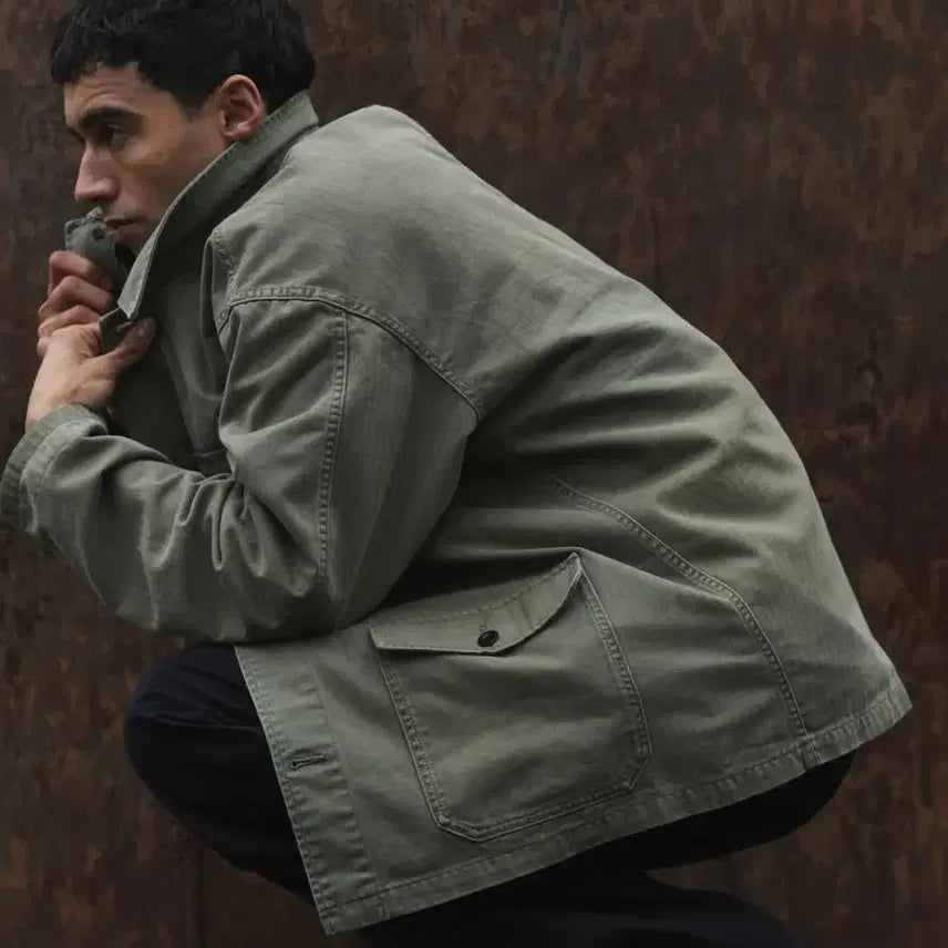 [BUNJANG] Kist Port Jacket HBT Olive XL / [XL]카키스 HBT Port Jacket Olive
