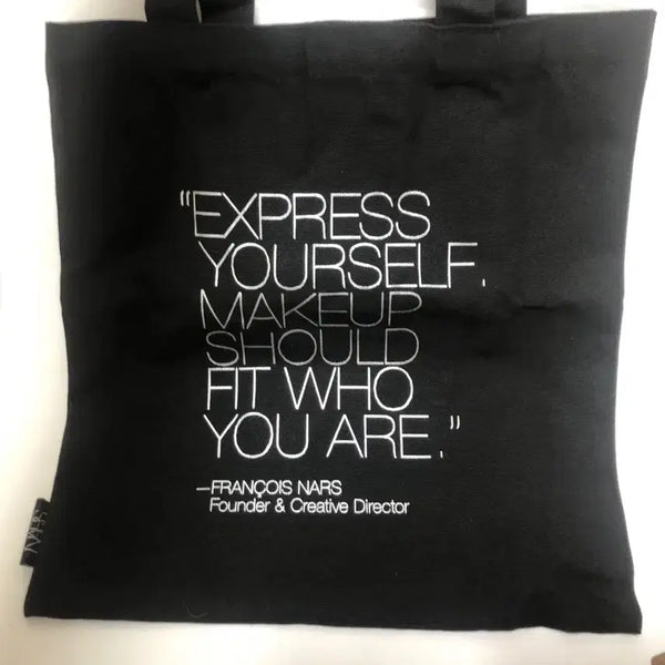 [BUNJANG] NARS Large Capacity Canvas Tote Bag Handbag / 나르스 캔버스 토트백 대용량 핸드백 화장품 수납가방 무료배송