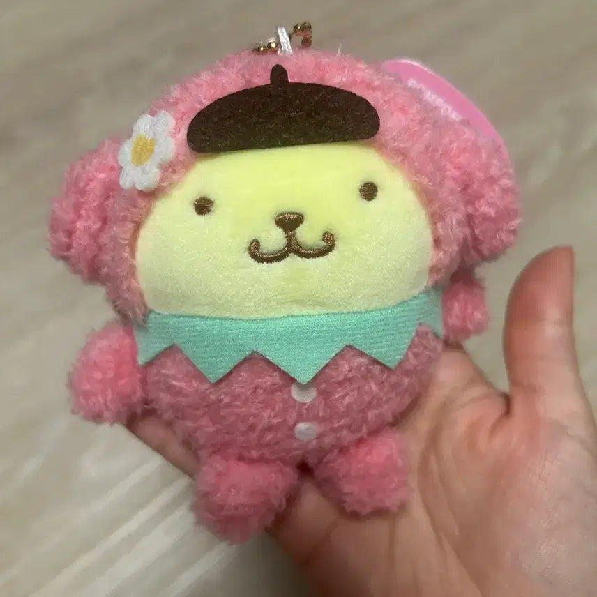[BUNJANG] Sanrio Strawberry Pompurin Charm / 산리오 딸기 폼폼푸린 키링