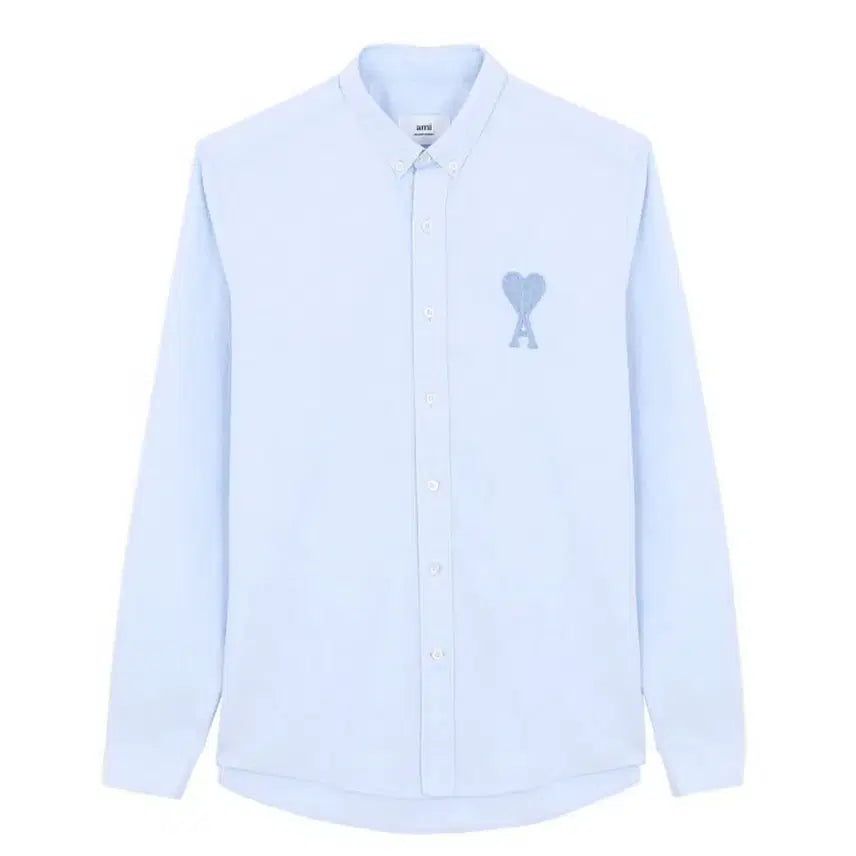 [BUNJANG] AMI Heart Logo Shirt Size 40 / 아미 하트 로고 셔츠