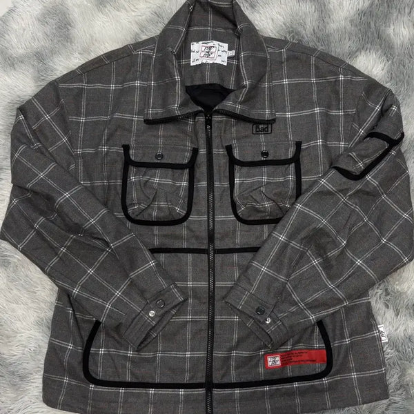 [BUNJANG] BAD IN BAD Check Pattern Oversized Jacket / (남녀공용)BAD IN BAD 체크 자켓