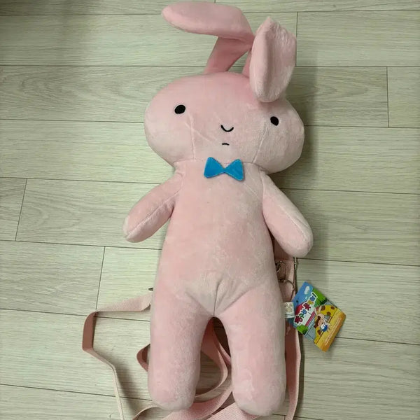[BUNJANG] Crayon Shin-chan Glass Rabbit Backpack Pink / 새상품 공식 팝업 짱구는 못말려 유리토끼 백팩 핑크