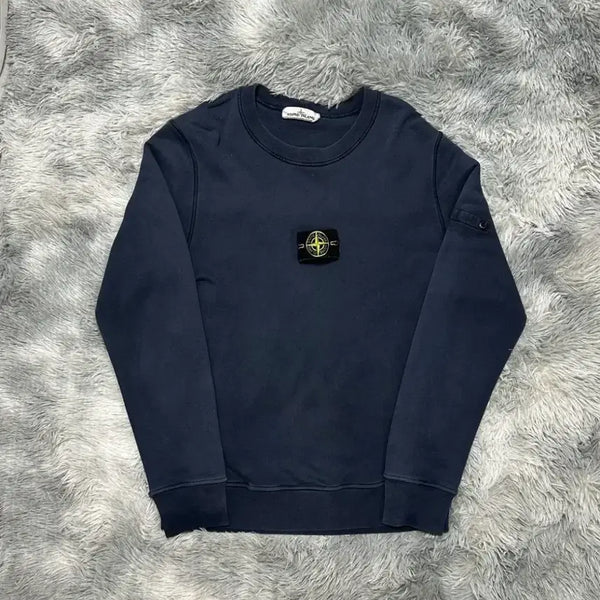 [BUNJANG] Stone Island Sweatshirt Navy Medium / 스톤아일랜드 맨투맨 네이비 m사이즈