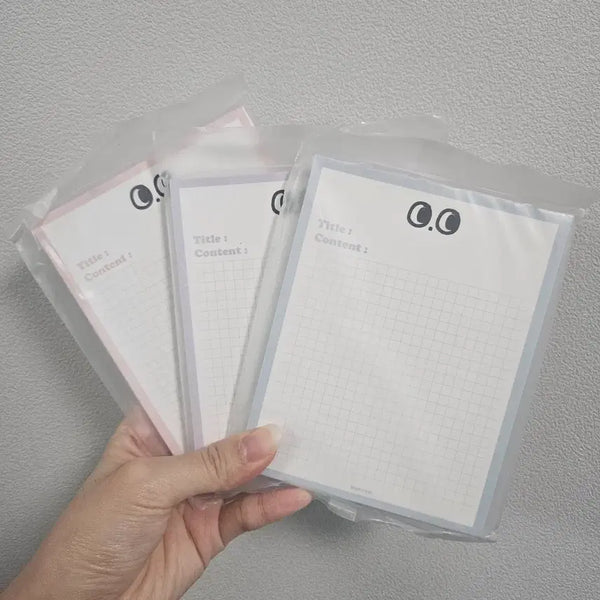 [BUNJANG] Round Memo Pad Bundle (3 pcs) / 땡그리 떡메 3개 일괄판매