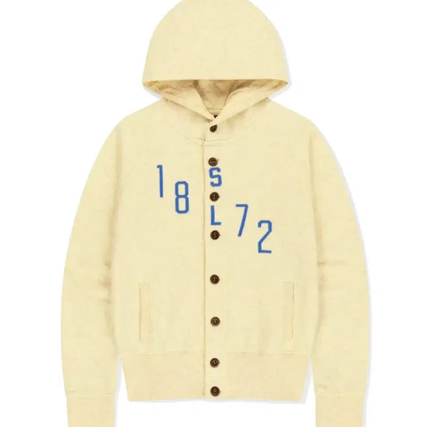 [BUNJANG] Sunlove Button Up Hoodie Yellow / 썬러브 1872 버튼 업 후디 옐로우