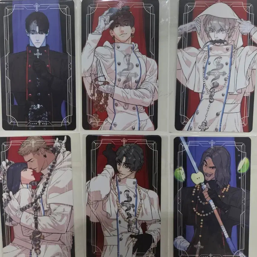 [BUNJANG] Killer Bedro Webtoon Limited Edition First Print Card Set (6 Types) / 킬러 배드로 웹툰 초판 한정부록 카드텍 6종일괄
