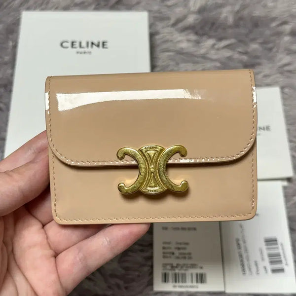 [BUNJANG] Celine Triomphe Card Holder Light Pink / [풀구성] 셀린느 트리옹프 카드지갑 연핑크