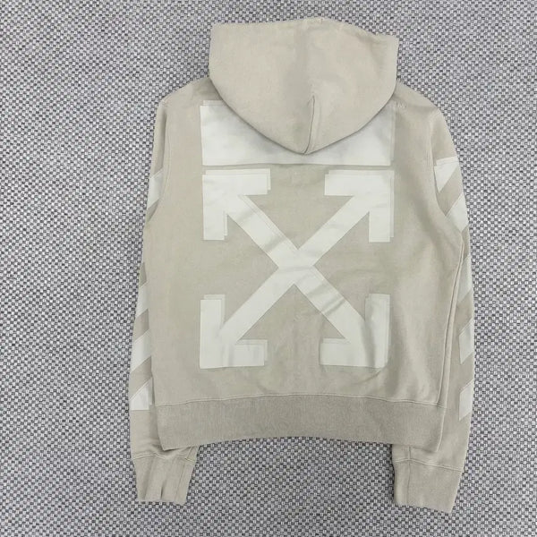 [BUNJANG] Off-White Arrow Logo Zip-Up Hoodie (M) / [M]오프화이트 에로우 후드집업