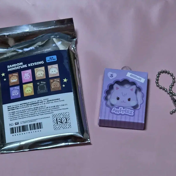 [BUNJANG] ATEEZ Aniteez Pop-up Random Miniature Keyring Sandeukie / 산덕이 랜덤 미니어처키링 애니티즈 에이티즈 팝업 ateez aniteez
