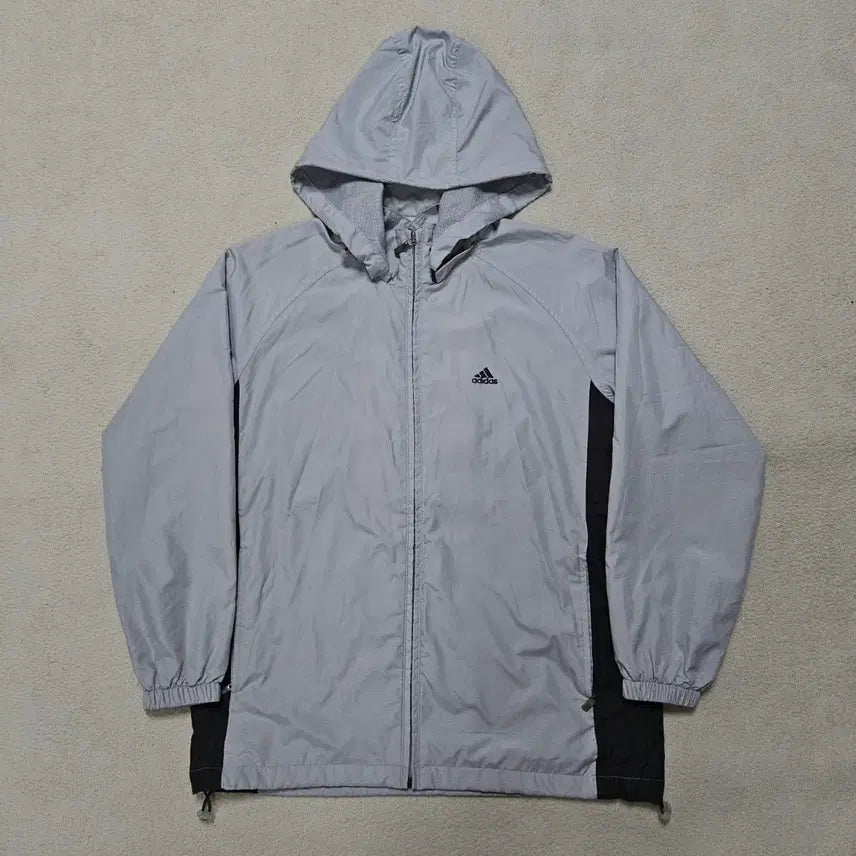 [BUNJANG] Adidas Vintage Gray Windbreaker / 아디다스 빈티지 그레이 바람막이 급처