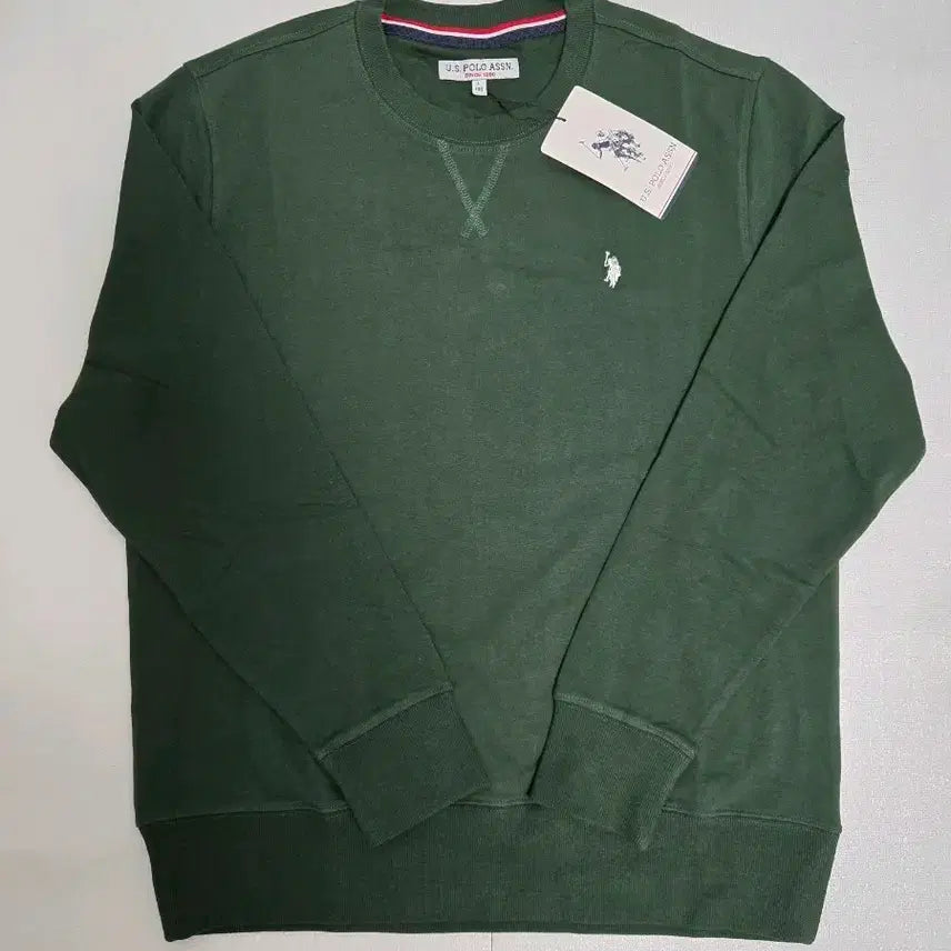 [BUNJANG] U.S. Polo Assn. Green Sweatshirt / US 폴로 아씨 L 맨투맨 그린
