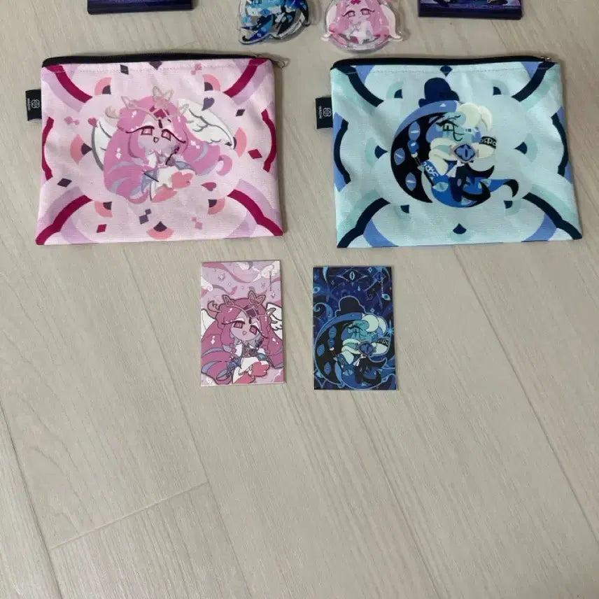 [BUNJANG] Cookierun Kingdom Shadow Milk Eternal Sugar Set Pouch / (상점 정보 확인) 쿠키런 킹덤 쉐도우 밀크 이터널 슈가 세트