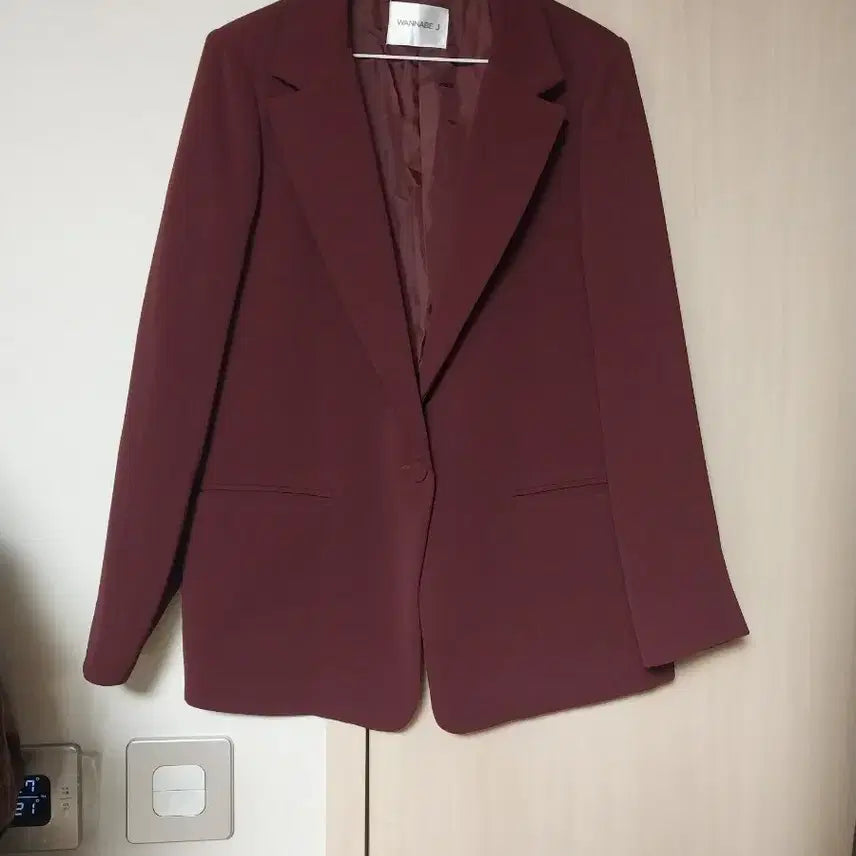 [BUNJANG] Wine Red Setup Set - Size 44-55 / 와인색 셋업 세트 44 55