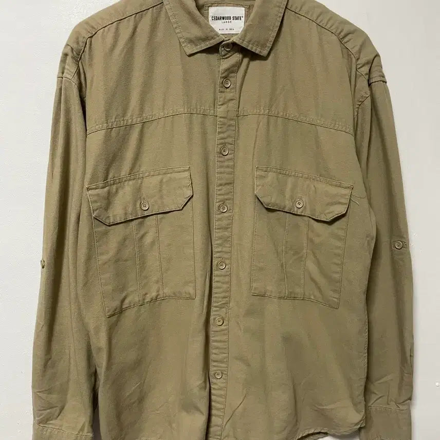 [BUNJANG] 100 CEDARWOOD STATE Workwear Shirt / 100 CEDARWOOD STATE 워크웨어 셔츠 남방 정품