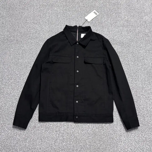 [BUNJANG] Zero Second Black Zipper Denim Jacket / M 새상품 제로세컨드 블랙 백 지퍼 데님 자켓 0828