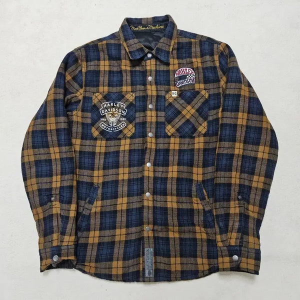 [BUNJANG] Harley-Davidson Reversible Quilted Check Jacket / 할리데이비슨 리버시블 퀄티드 체크 자켓 급처