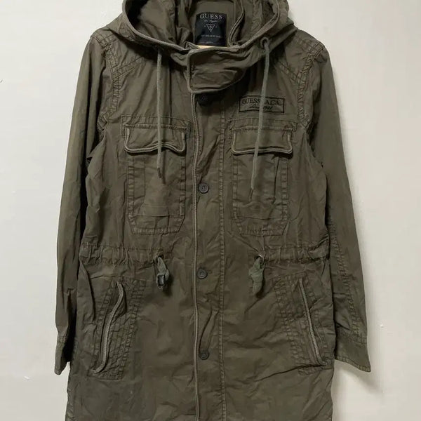 [BUNJANG] Guess Long Parka Coat / 100 GUESS 게스 롱 야상 코트 정품