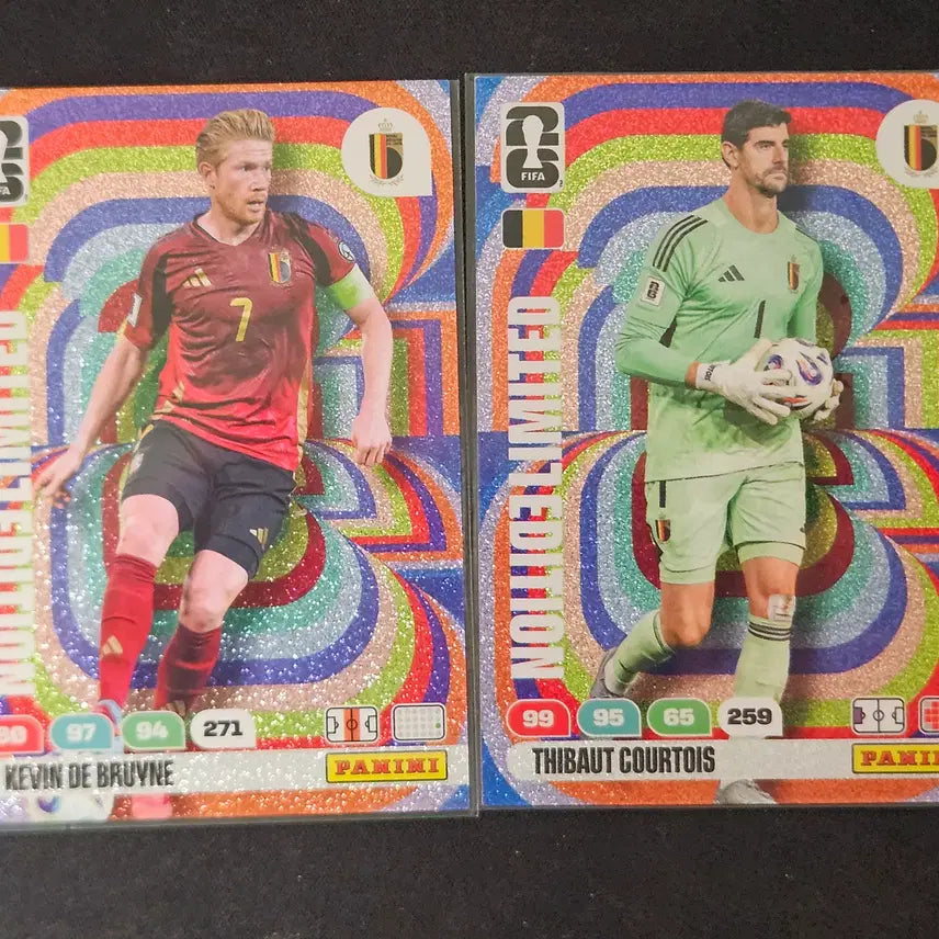[BUNJANG] Panini Limited Edition Belgium Lot (De Bruyne, Courtois) / 파니니 리미티드 에디션-벨기에 랏 (덕배,쿠르투아)